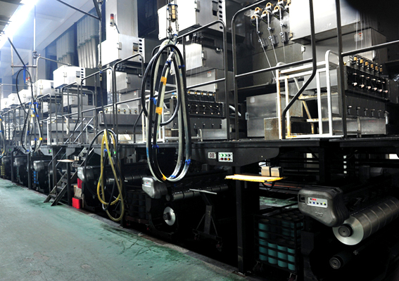 industrial filament production line (tmt, japan)